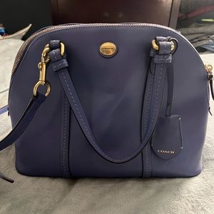 Coach Blue Leather Handbag